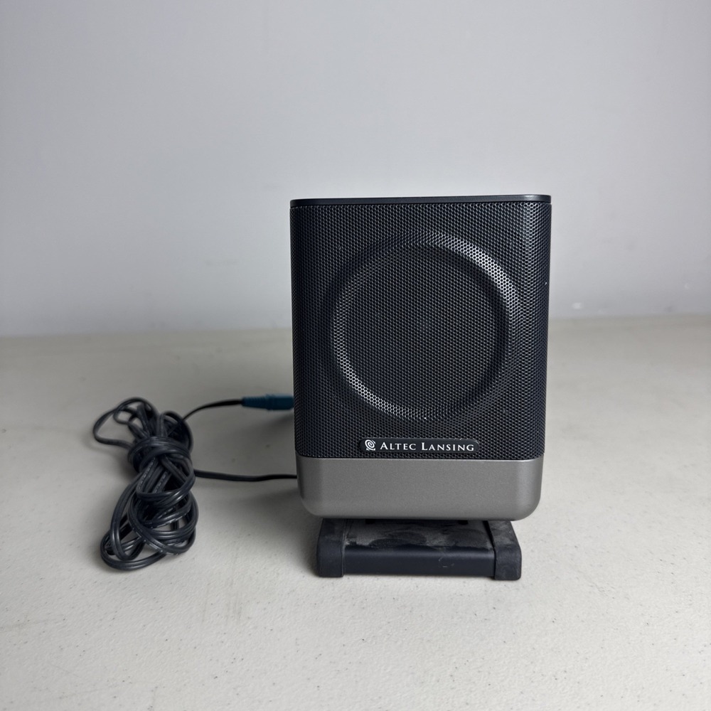 ALTEC LANSING 251 Black CENTER Satellite Speaker Wired Cable W/ Stand